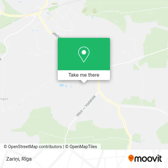 Zariņi map