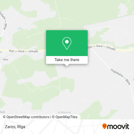 Zariņi map