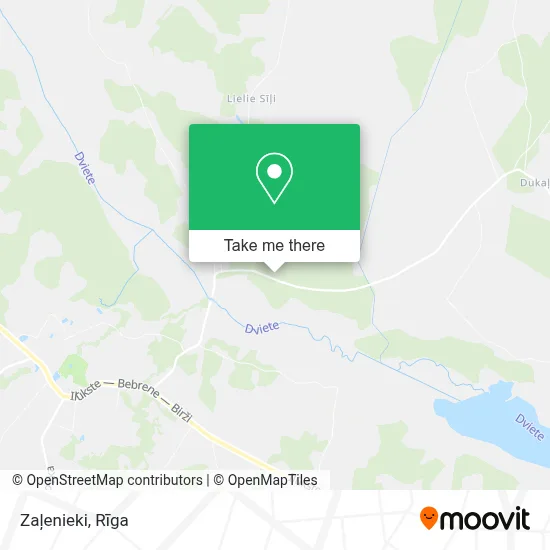 Zaļenieki map