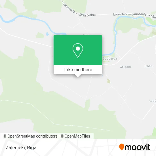 Zaļenieki map