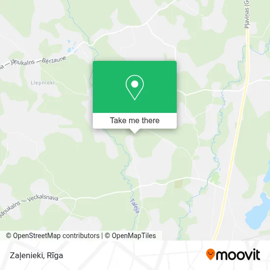 Zaļenieki map