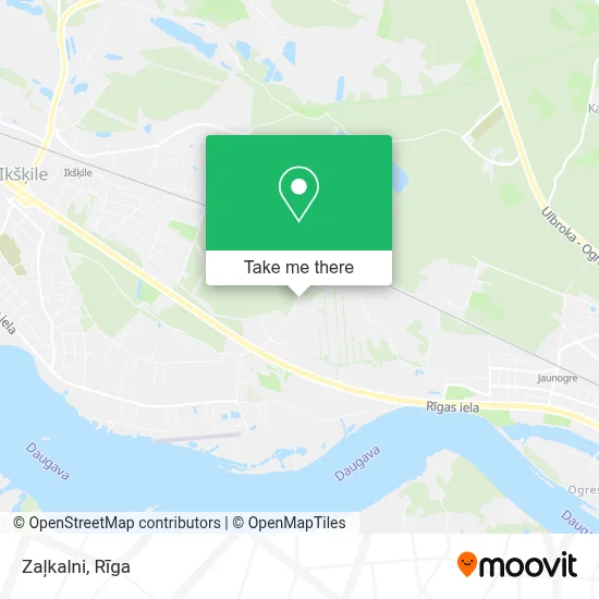 Zaļkalni map
