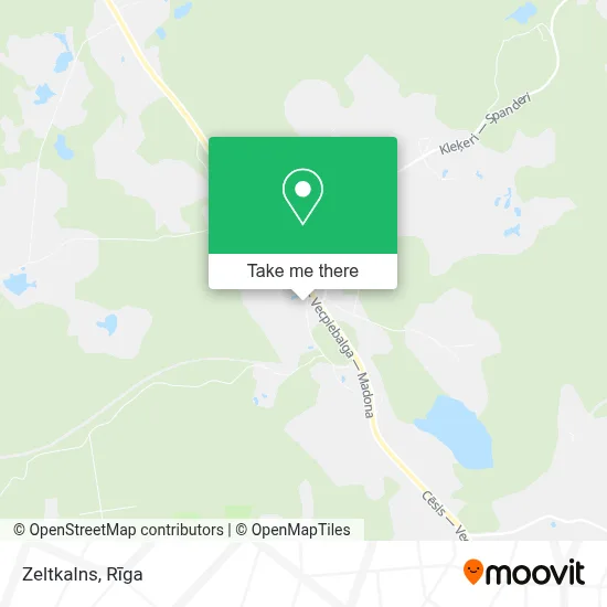 Zeltkalns map