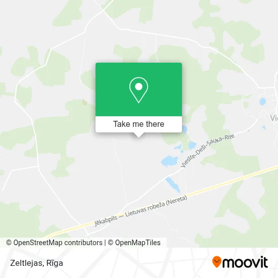 Zeltlejas map