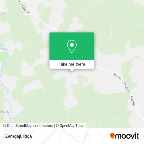 Zemgaļi map