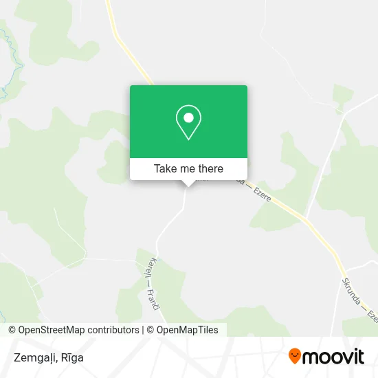 Zemgaļi map