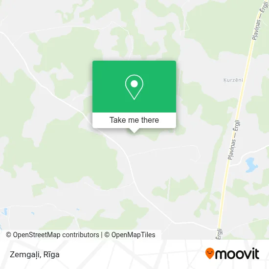 Zemgaļi map