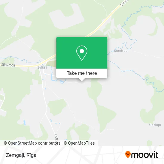 Zemgaļi map