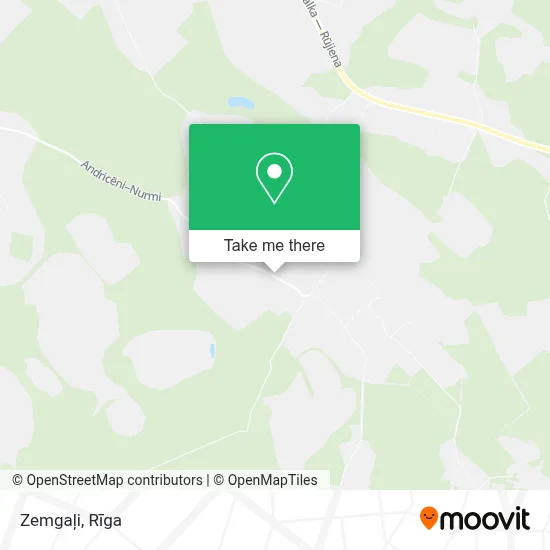 Zemgaļi map