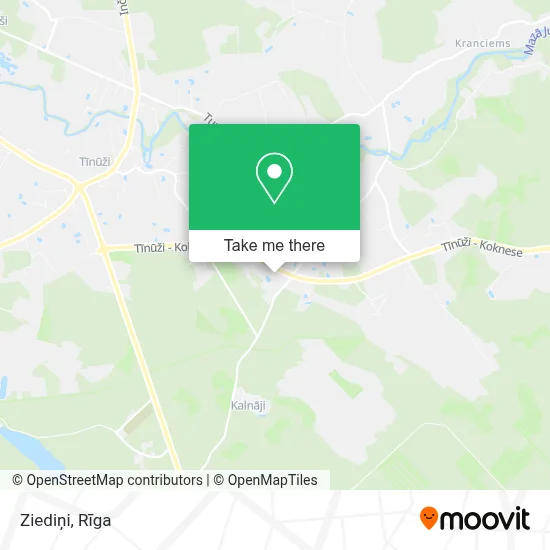 Ziediņi map