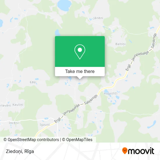 Ziedoņi map