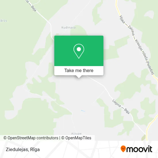 Ziedulejas map