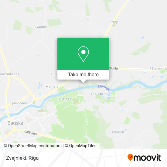 Zvejnieki map