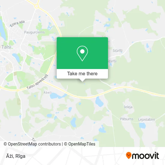 Āži map