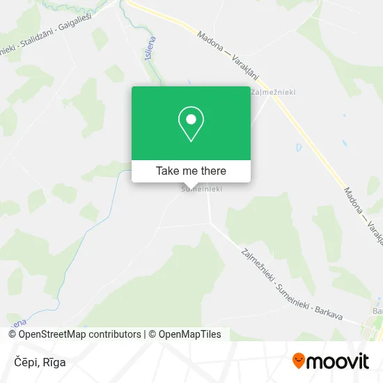 Čēpi map