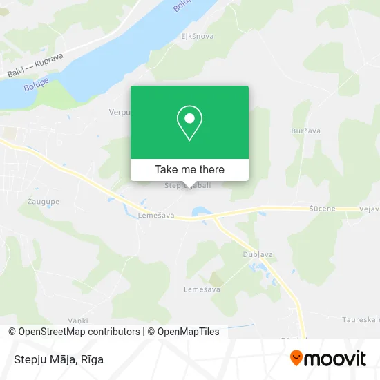 Stepju Māja map