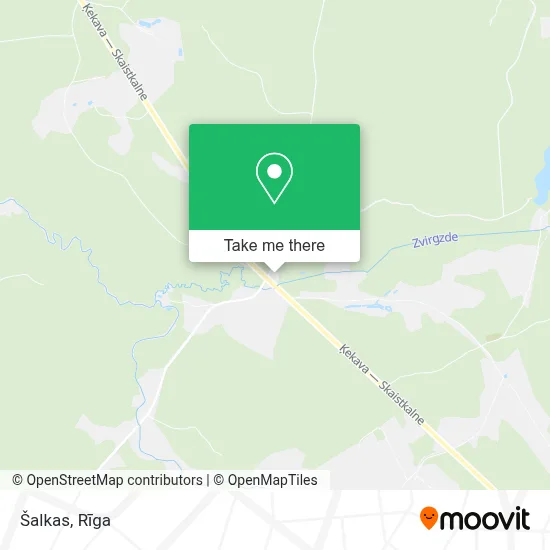 Šalkas map