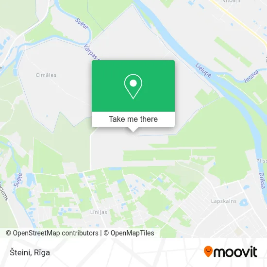 Šteini map