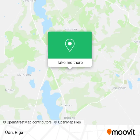 Ūdri map