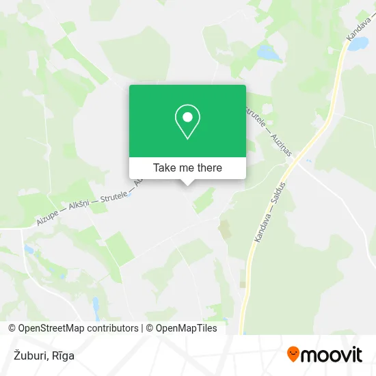 Žuburi map