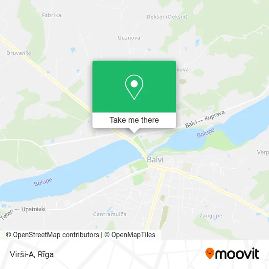 Virši-A map