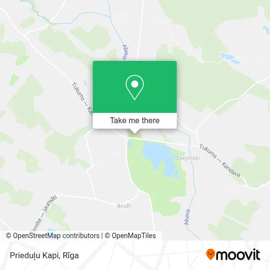 Prieduļu Kapi map