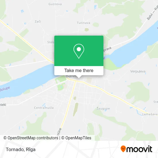 Tornado map