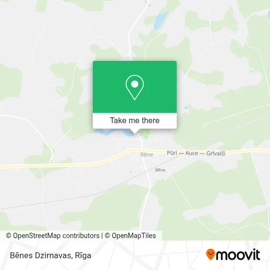 Bēnes Dzirnavas map