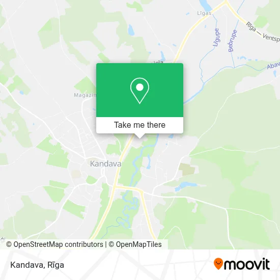 Kandava map