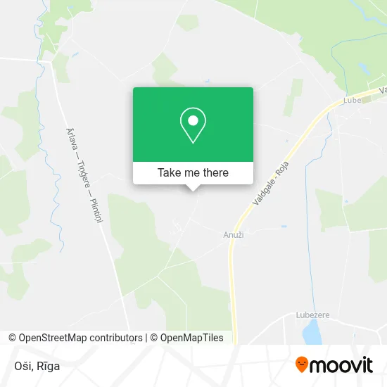 Oši map
