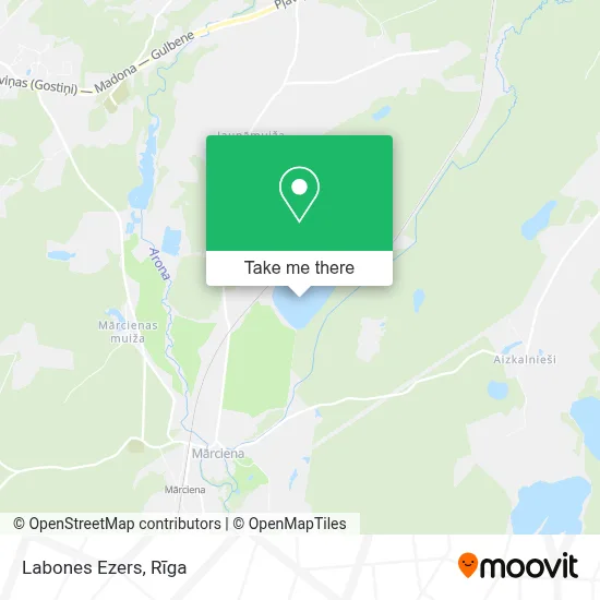 Labones Ezers map
