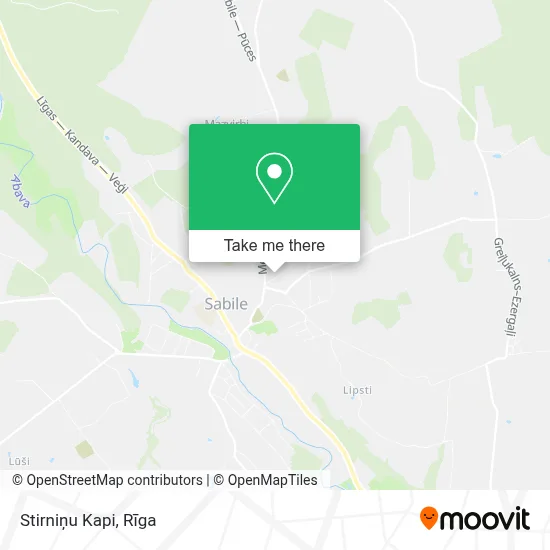 Stirniņu Kapi map