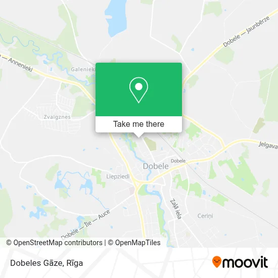 Dobeles Gāze map