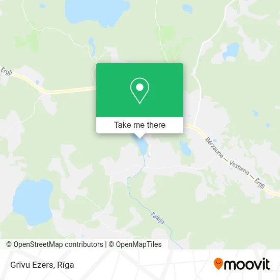 Grīvu Ezers map