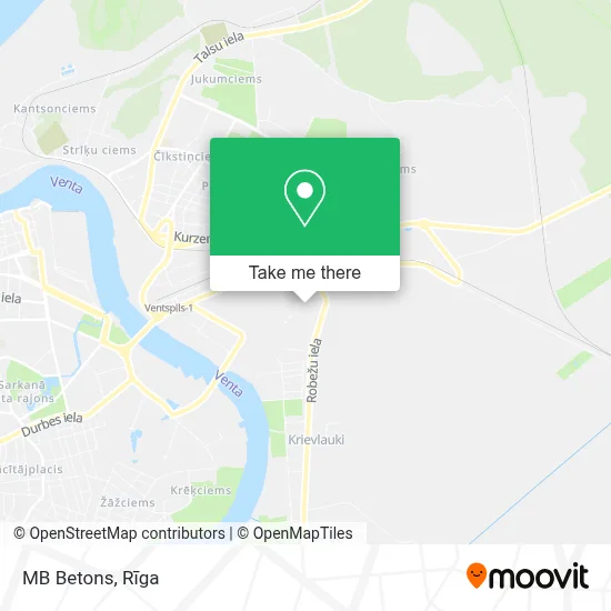 MB Betons map