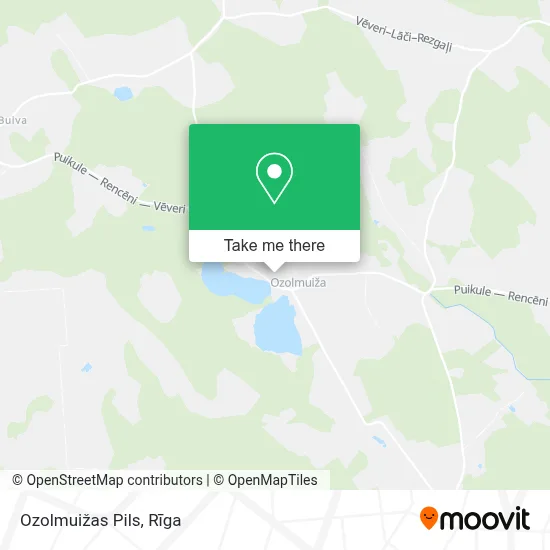 Ozolmuižas Pils map