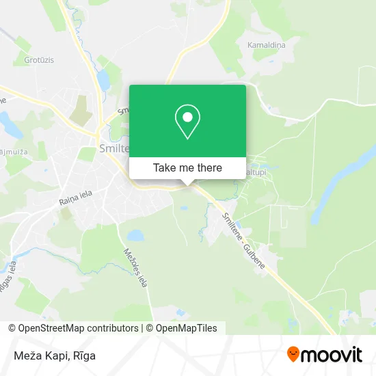 Meža Kapi map