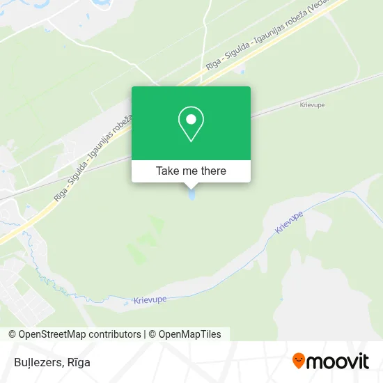 Buļlezers map