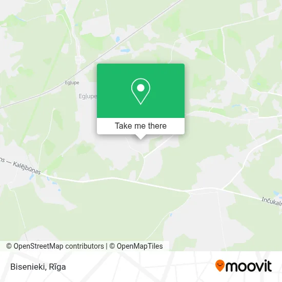 Bisenieki map