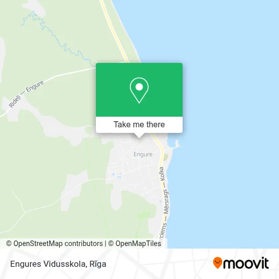 Engures Vidusskola map