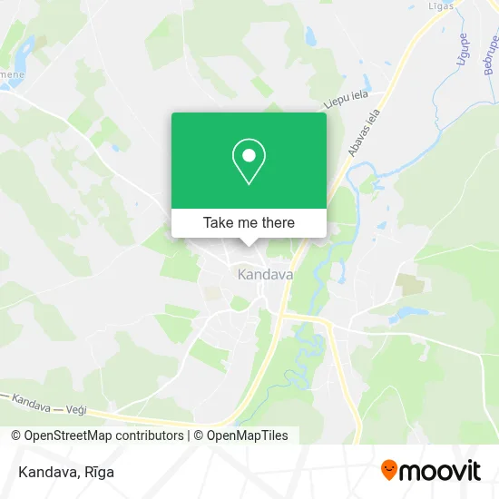 Kandava map