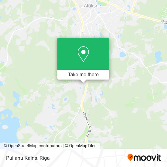 Pullanu Kalns map