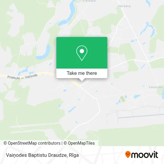 Vaiņodes Baptistu Draudze map
