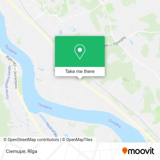 Ciemupe map