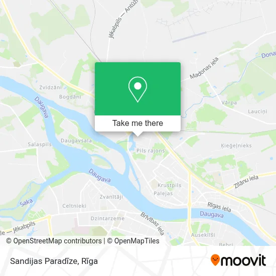 Sandijas Paradīze map