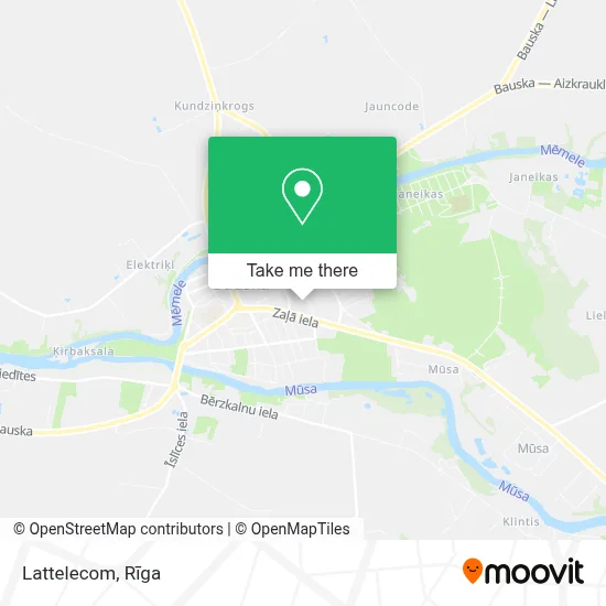 Lattelecom map