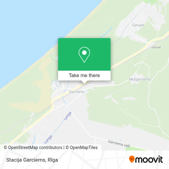 Stacija Garciems map