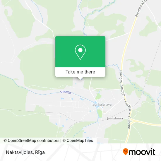 Naktsvijoles map