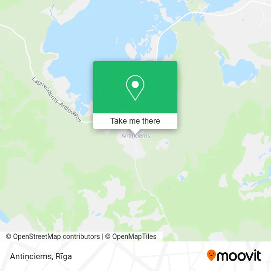 Antiņciems map