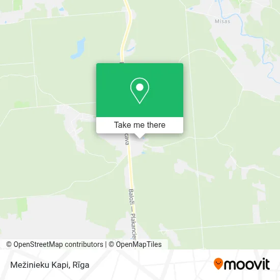Mežinieku Kapi map